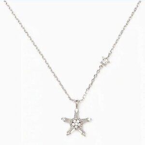 Kate Spade New York Necklace Starring Star Mini Pendant Silver